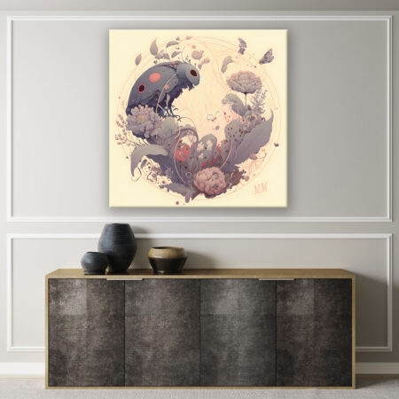 Animals Comic Wandbild