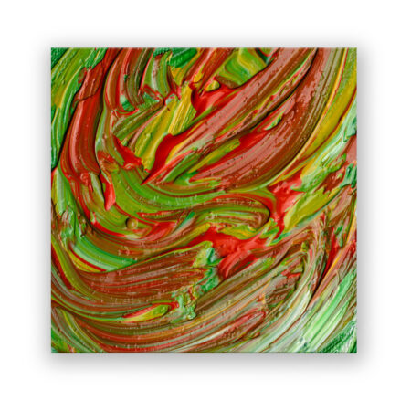 Rot-Grün Abstrakte Kunst Wandbild
