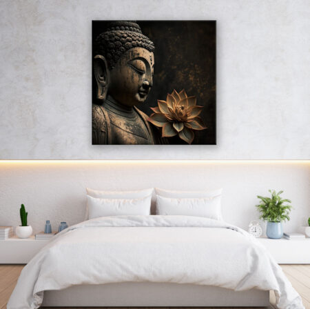Buddha 10 Human Art Wandbild