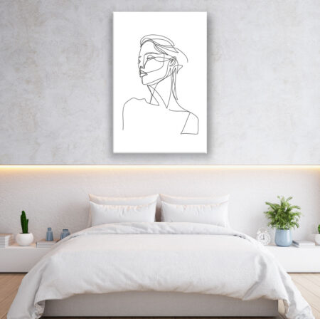 Oneline I Human Art Wandbild