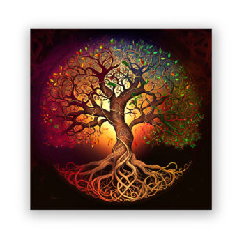 Baum fürs Leben Fantasie Wandbild