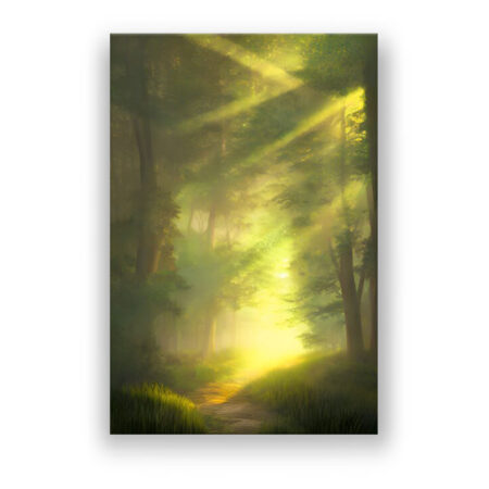 Waldlichtung Landschaft Wandbild