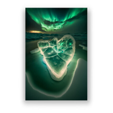 Ice heart Landschaft Wandbild