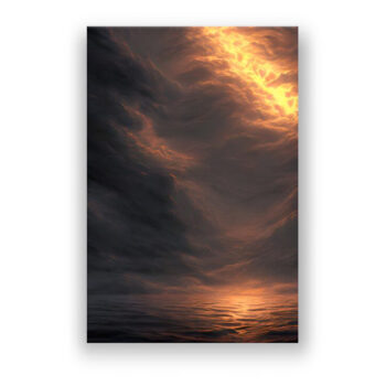 Erschaffung der Welt Fantasie Wandbild