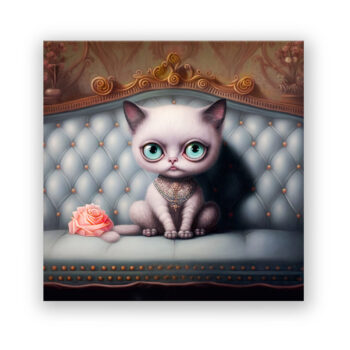 Sofa Cat Fantasie Wandbild