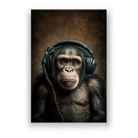 Monkey Jam Session Fantasie Wandbild
