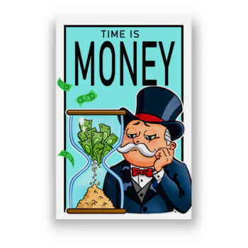 Time is money 2 Money Art Wandbild