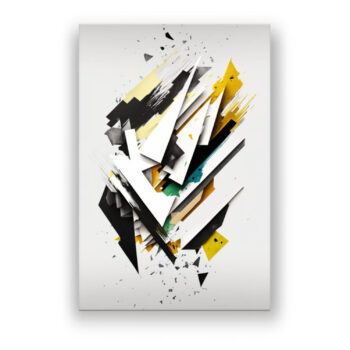 Zerstoerung einer Kreation 13 Abstrakte Kunst Wandbild