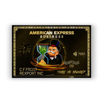 American Express Money Art Wandbild