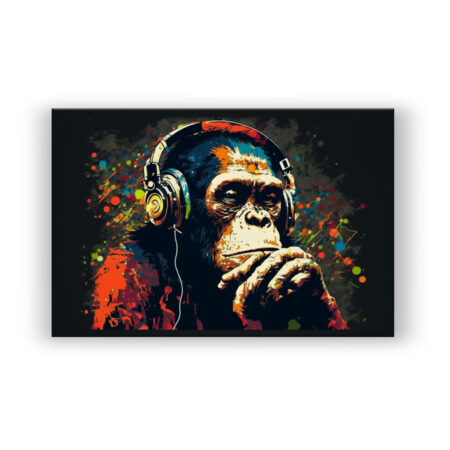 Monkey Jam Pop-Art Pop-Art Wandbild