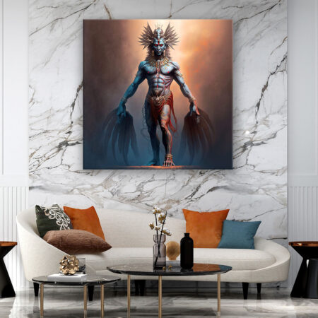 Feder Häuptling Fantasie Wandbild
