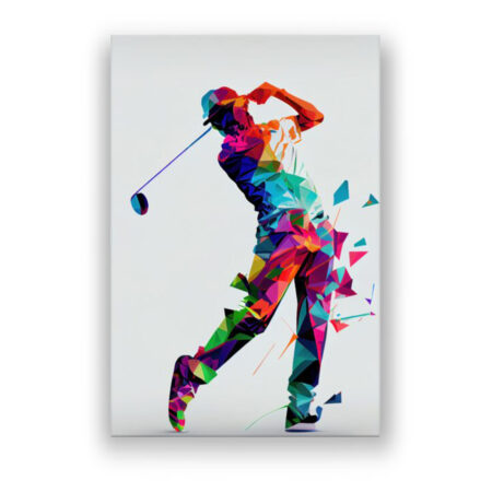 Golf Sportsfarben Sport Wandbild