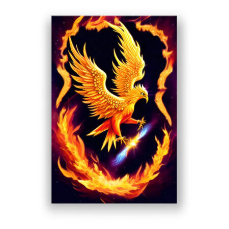 Rising Phoenix Fantasie Wandbild