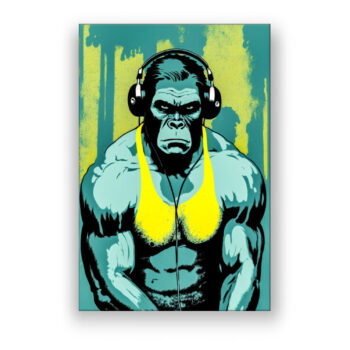 The Bodybuilder Modern Art Wandbild