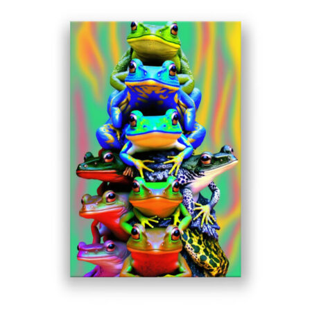 Frog-Stack Natur Wandbild