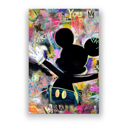 So long Mickey fu*kers Abstrakte Kunst Wandbild