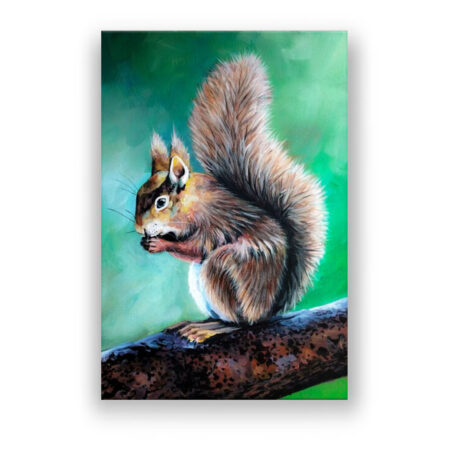 Eichhörnchen Malerei Wandbild