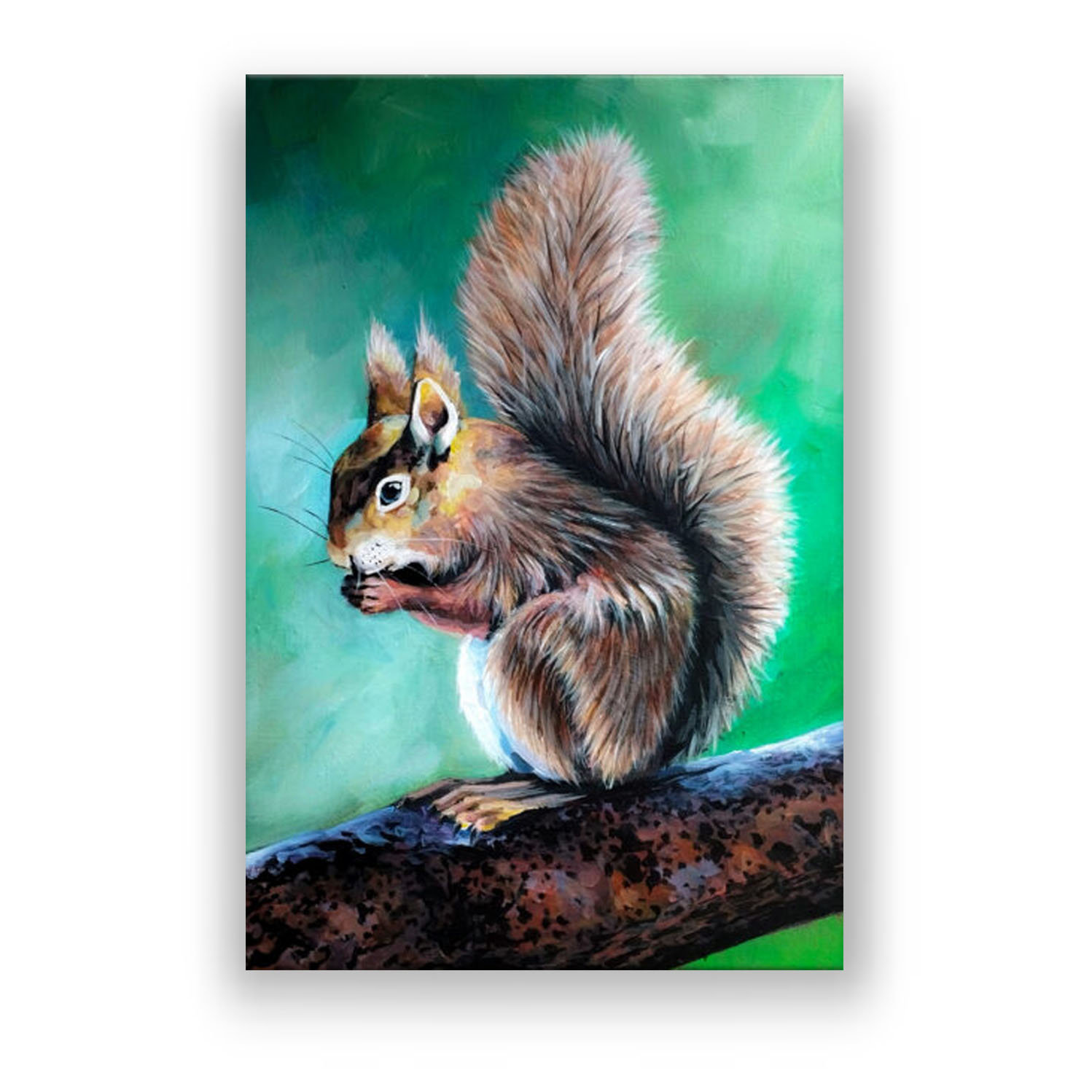 Eichhörnchen Wandbild – Malerei ArtIsGreat