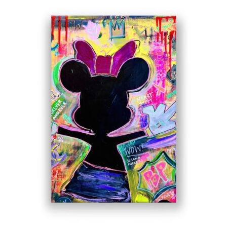 Minnie moves on Abstrakte Kunst Wandbild