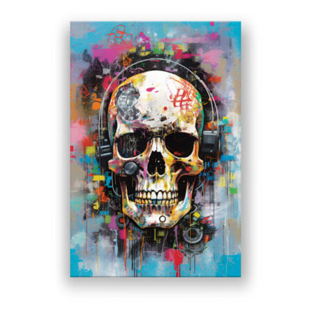Skull Pop-Collection 006 Fantasie Wandbild