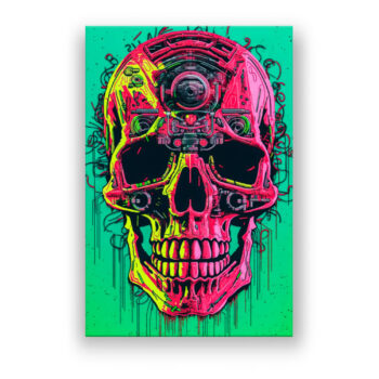 Skull Pop-Collection 002 Fantasie Wandbild