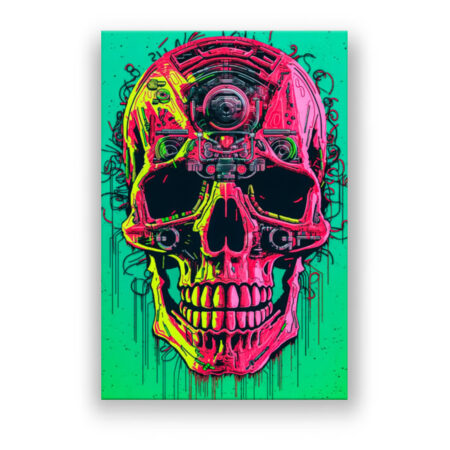 Skull Pop-Collection 002 Fantasie Wandbild