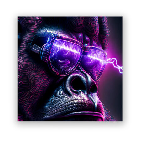 Galaxy Cool Gorilla Fantasie Wandbild