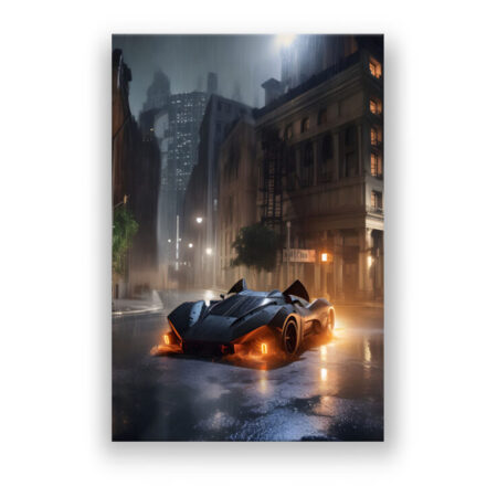 Gotham City Car Autos Wandbild