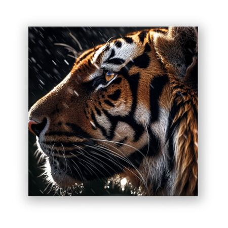 Anmutiger Tiger Fotografie Wandbild