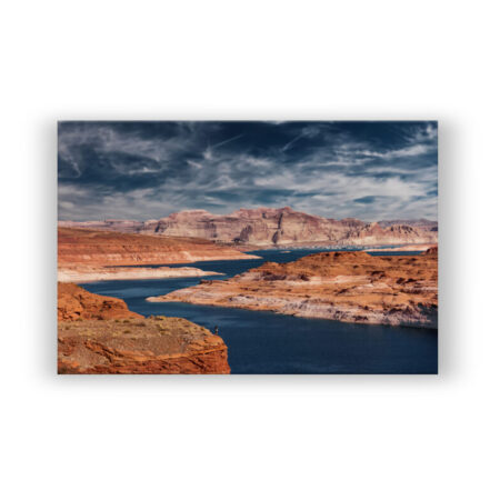 Fluss in Canyon Fotografie Wandbild