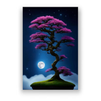 Japanischer Baum 2 Fantasie Wandbild