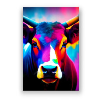The Bull 2 Grafitti Wandbild
