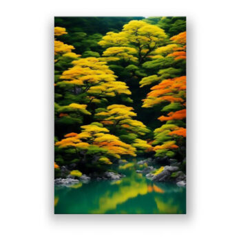 Bäume Japanisch & Asiatisch Wandbild