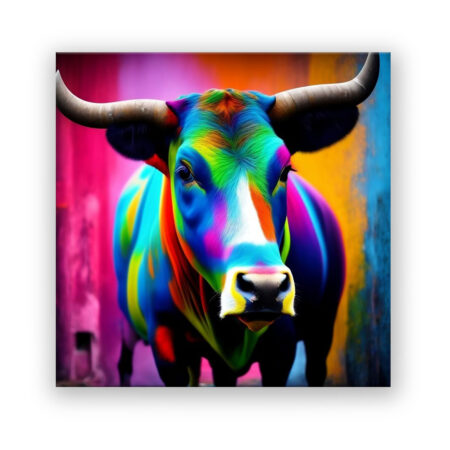 The Bull 3 Grafitti Wandbild