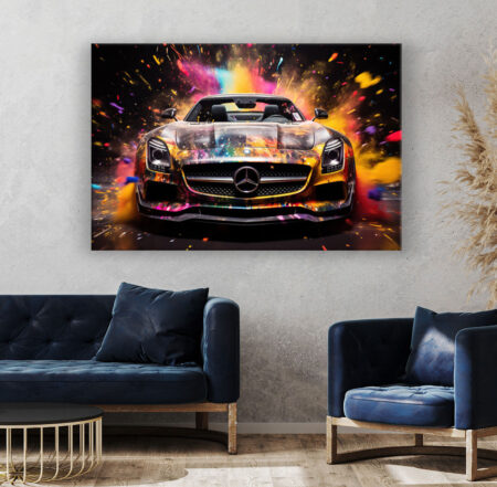 Mercedes Benz SLS Autos Wandbild