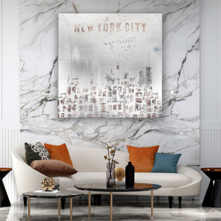 MODERN ART New York City Skylines Abstrakte Kunst Wandbild