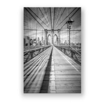NEW YORK CITY Brooklyn Bridge Fotografie Wandbild