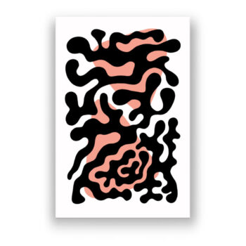 Twisted Beats Nr. 6.2 – Glücklich Abstrakte Kunst Wandbild