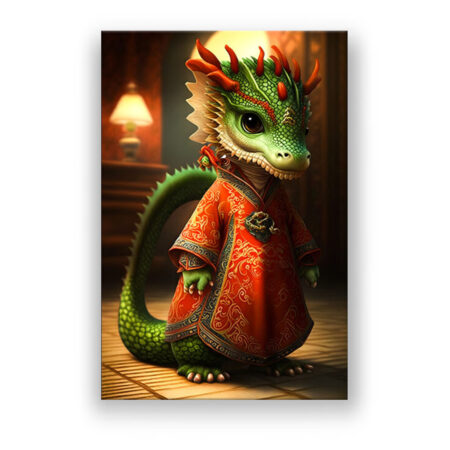 Chinese Dragon Fantasie Wandbild