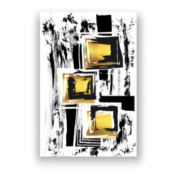 ABSTRAKTE KUNST Urbane Muster Abstrakte Kunst Wandbild