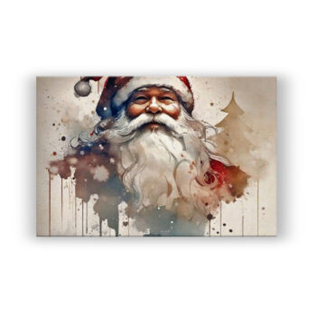 Weihnachtsmann Fantasie Wandbild