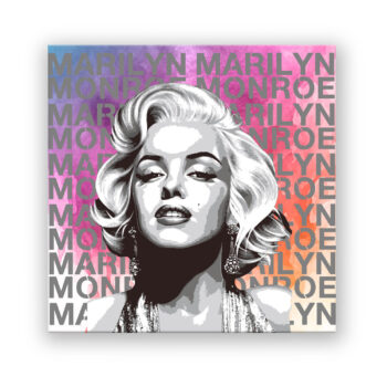 Marilyn0 Grafitti Wandbild