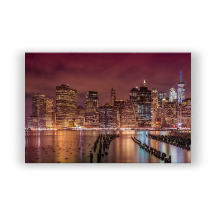 NEW YORK CITY Impression bei Nacht Fotografie Wandbild