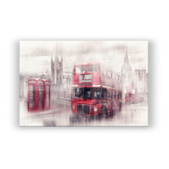 LONDON Westminster Collage Modern Art Wandbild