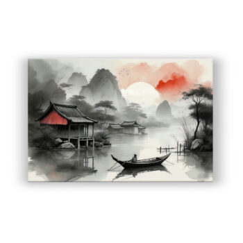 Chinese Ink Painting Abstrakte Kunst Wandbild