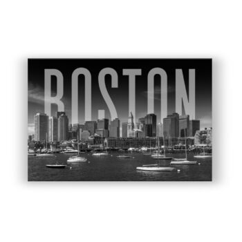 BOSTON Skyline Fotografie Wandbild