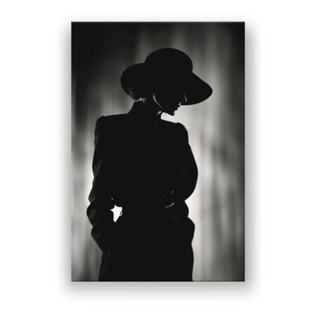 Fotografie einer Frau mit Hut Fotografie Wandbild