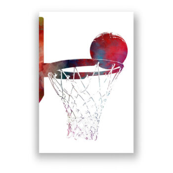Basketballspieler 7 Modern Art Wandbild