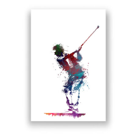 Golfer 3 Modern Art Wandbild