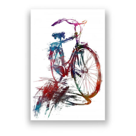Fahrrad Modern Art Wandbild